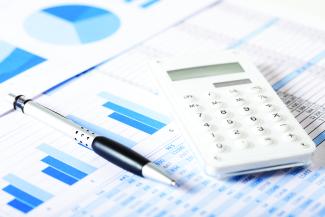 Calculator and Finance Documents